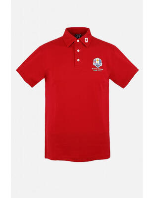 Footjoy golf polo met korte mouwen ryder cup 2023 rood