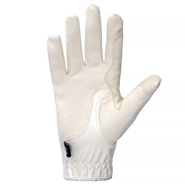 Guanti Da Equitazione Donna In Pelle Sintetica AF EQUESTRIAN - Nero Taglia S - Foto 4