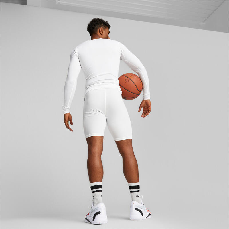 Pantaloncini da basket Hoops Team per ragazzi PUMA White