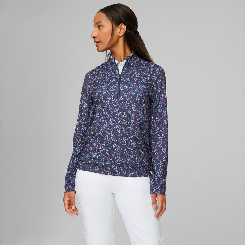 Sweatshirt femme Puma Micro Floral Cloudspun