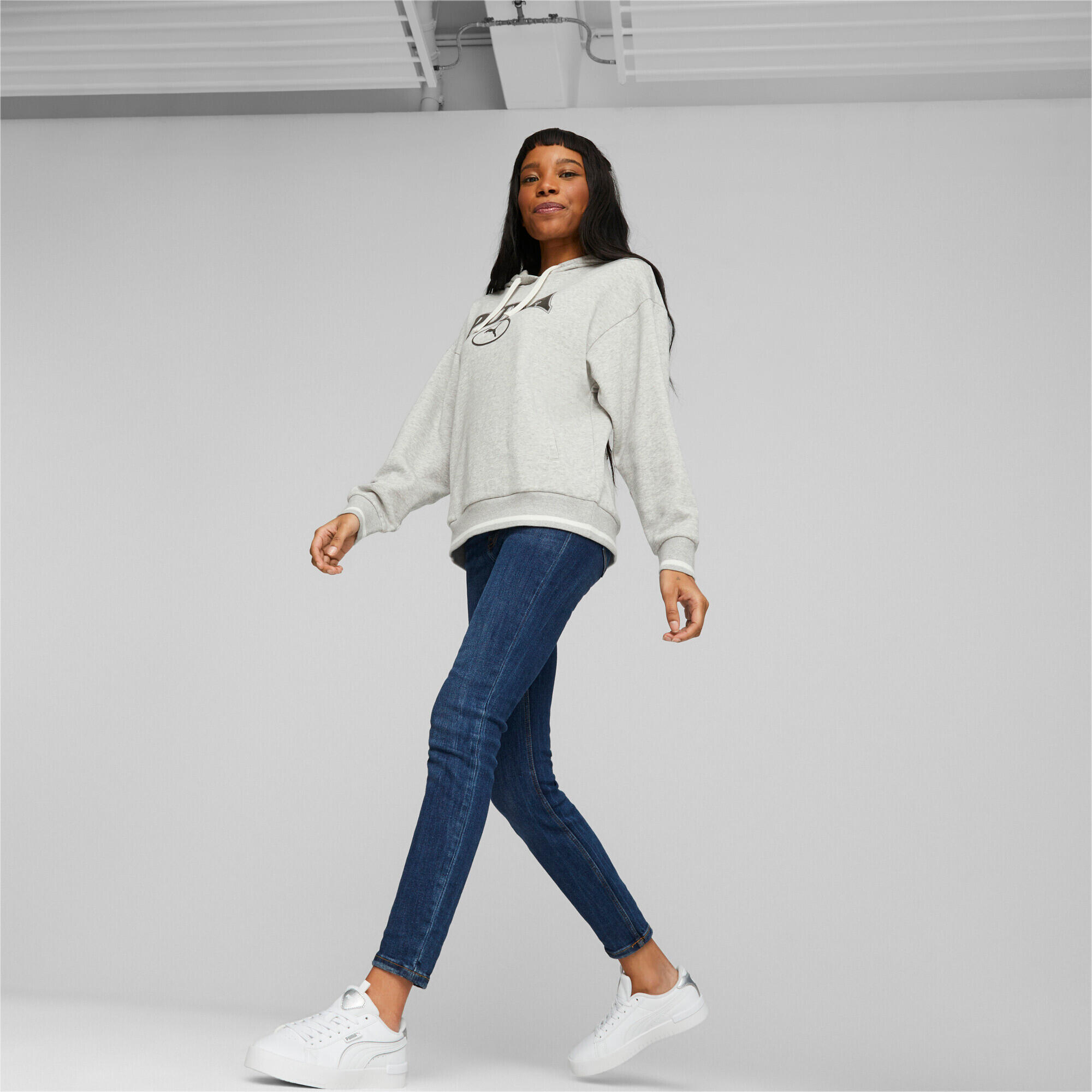 Dames Hoodie Puma Squad fl 5/7