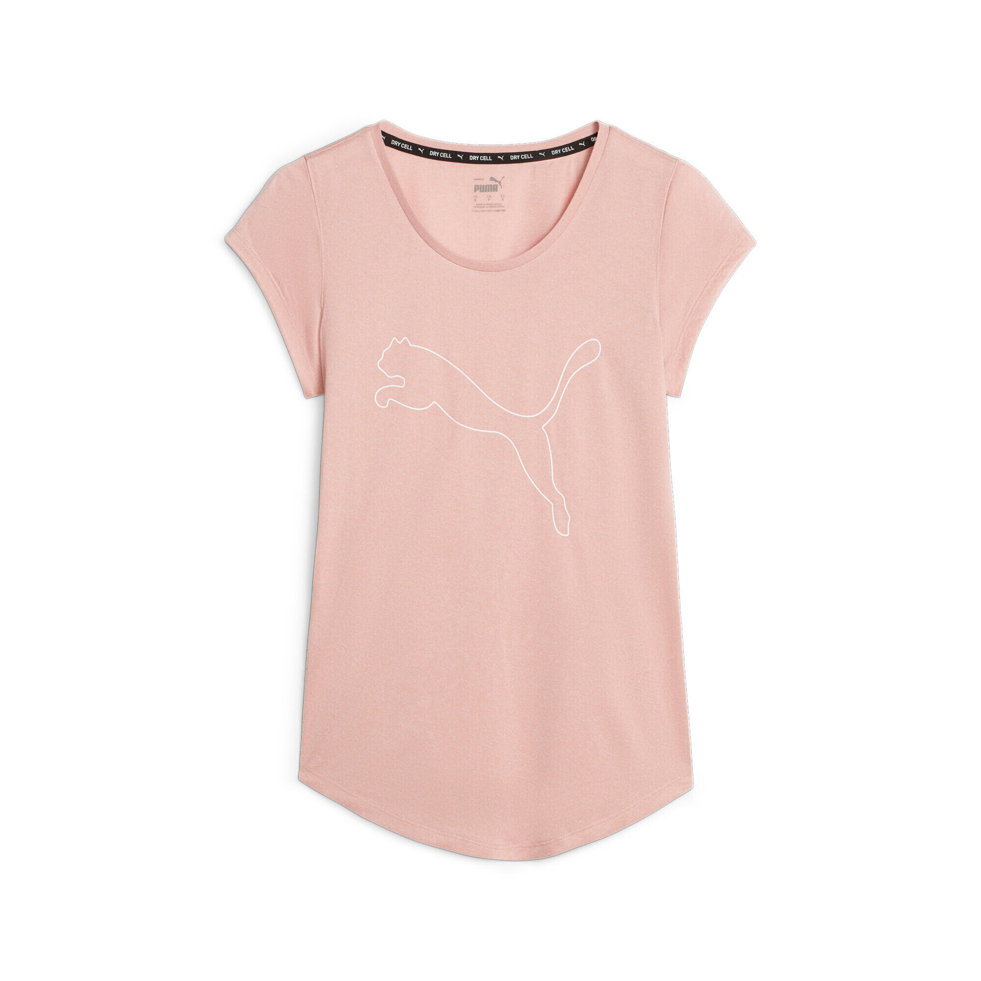 T-shirt femme Puma Performance Heather Cat 1/4