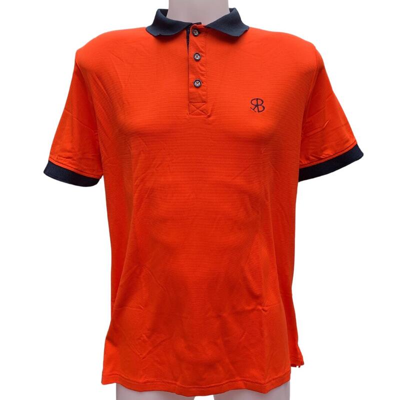 CHIBERTA Polo De Golf   Homme Agrume Orange