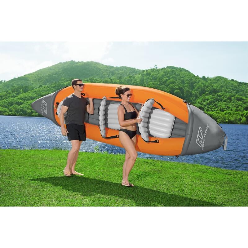 Bestway Ensemble de kayak gonflable Hydro-Force Rapid 3 personnes