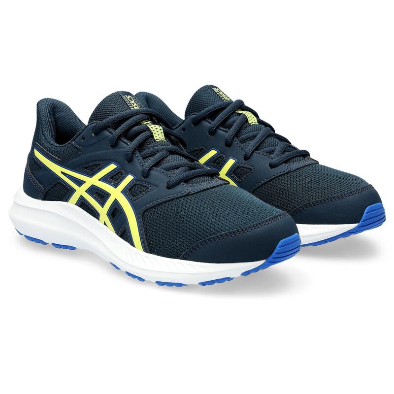 Calçado de corrida Criança ASICS JOLT 4 GS. PRETO/AMARELHO