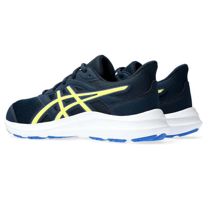 Calçado de corrida Criança ASICS JOLT 4 GS. PRETO/AMARELHO