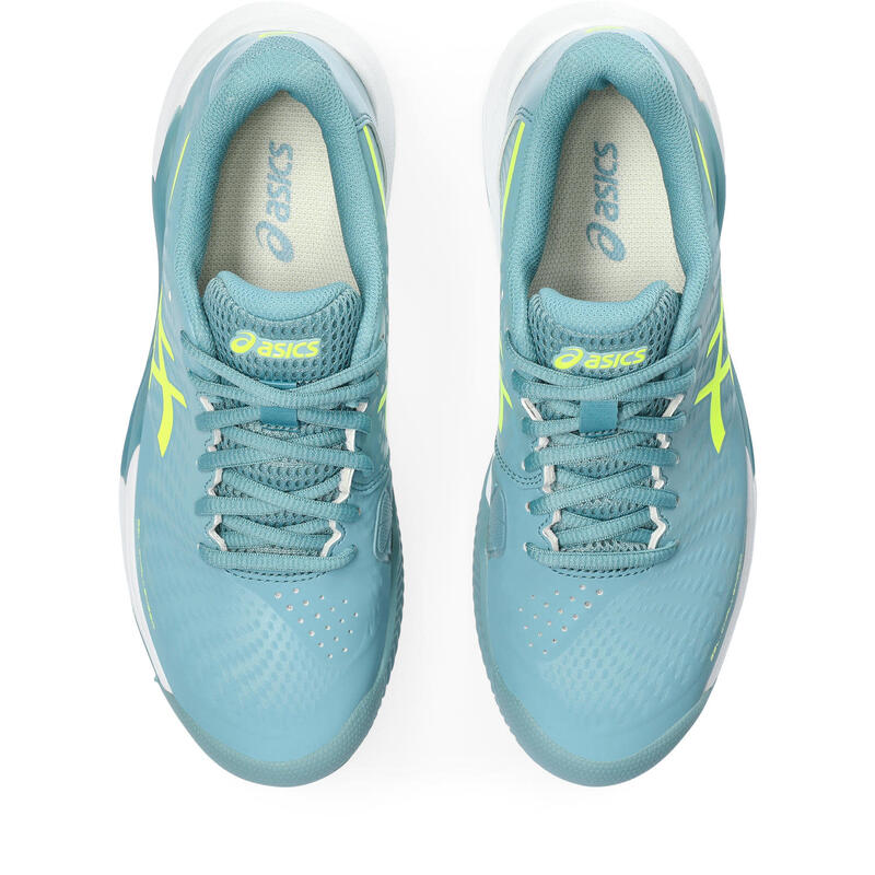 Tenis Y Padel Mujer - ASICS  Gel-Challenger 14 W CLAY - GrisBlue/Yellow