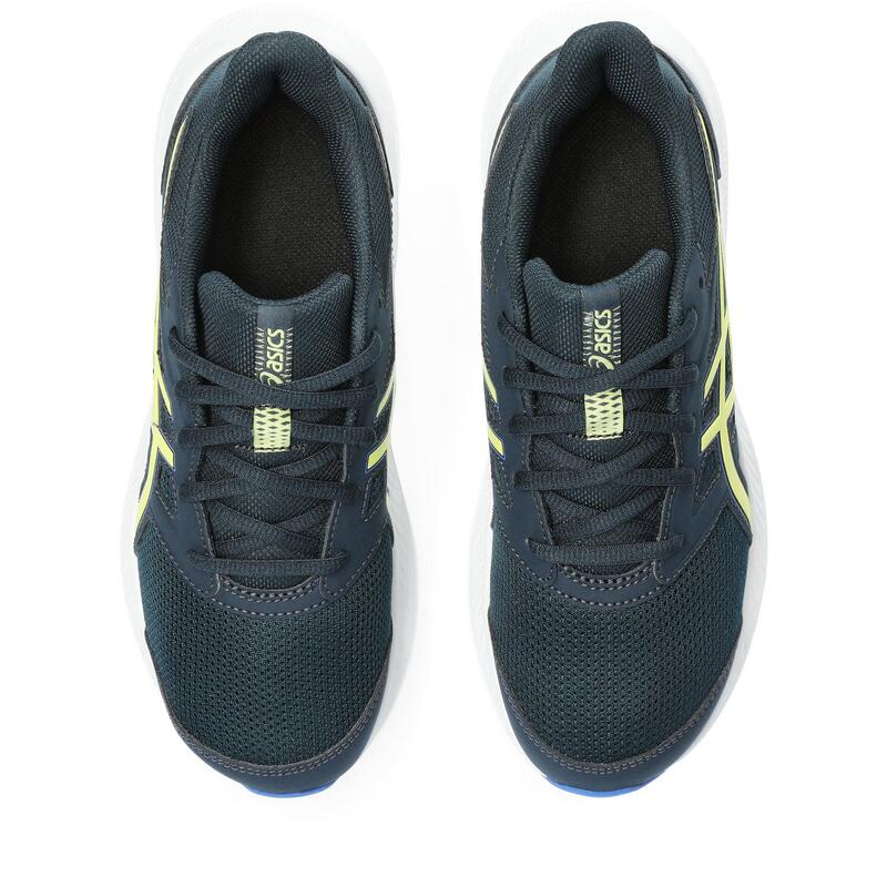 Calçado de corrida Criança ASICS JOLT 4 GS. PRETO/AMARELHO