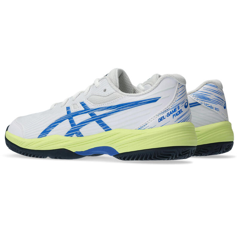 Asics Gel-game 9 Padel Gs Bianco Blu Junior 1044a066 101