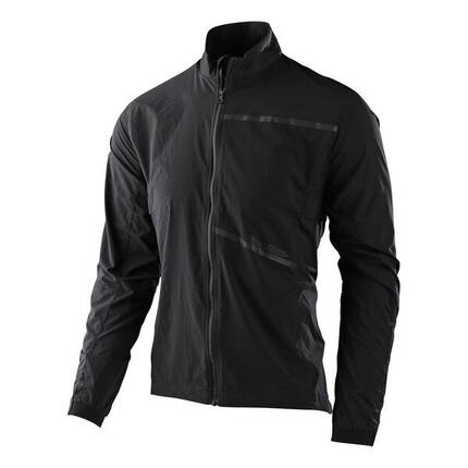 Veste de vélo coupe-vent SHUTTLE légère et compacte Noir Homme