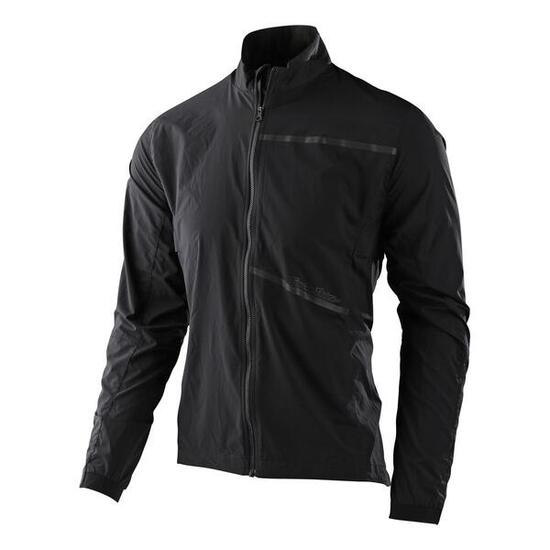 Veste de vélo coupe-vent SHUTTLE légère et compacte Noir Homme