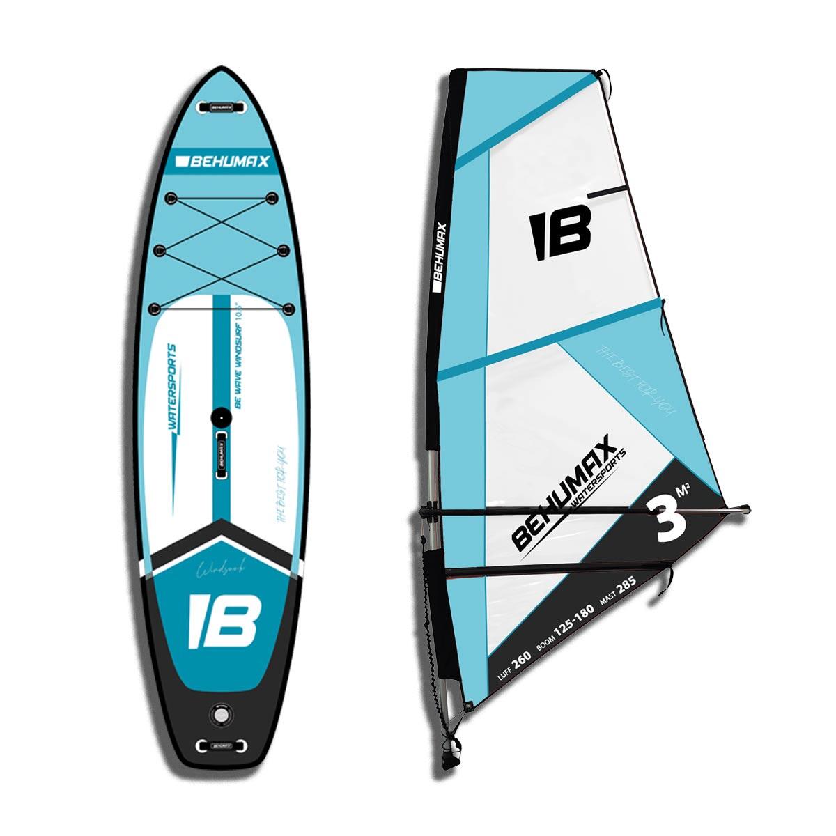 Pack Prancha Windsurf be wave 10.6 y vela 3M