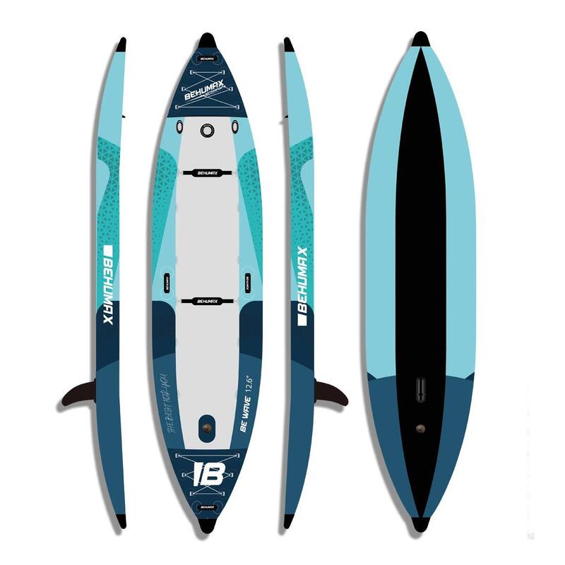 kayak inflável Be Wave 12.6 feito com tecnologia Dropstitch