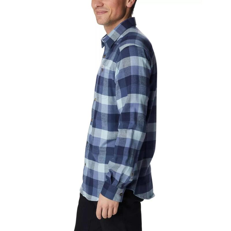 Cornell Woods Flannel Long Sleeve Shirt férfi hosszú ujjú ing - kék