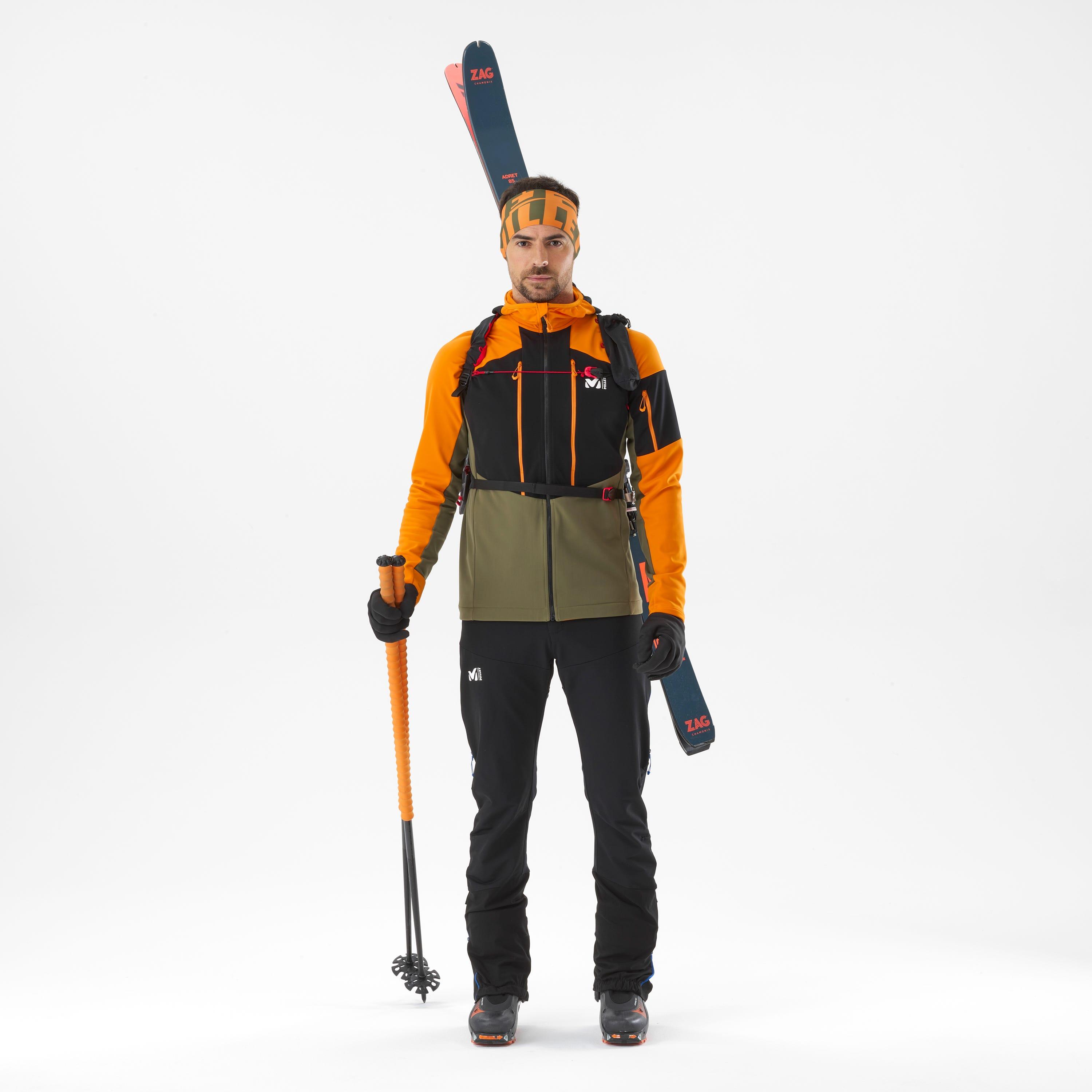 Giacca Millet Pierra Ment Hoodie Softshell 4D stretch aderente DWR 2/5