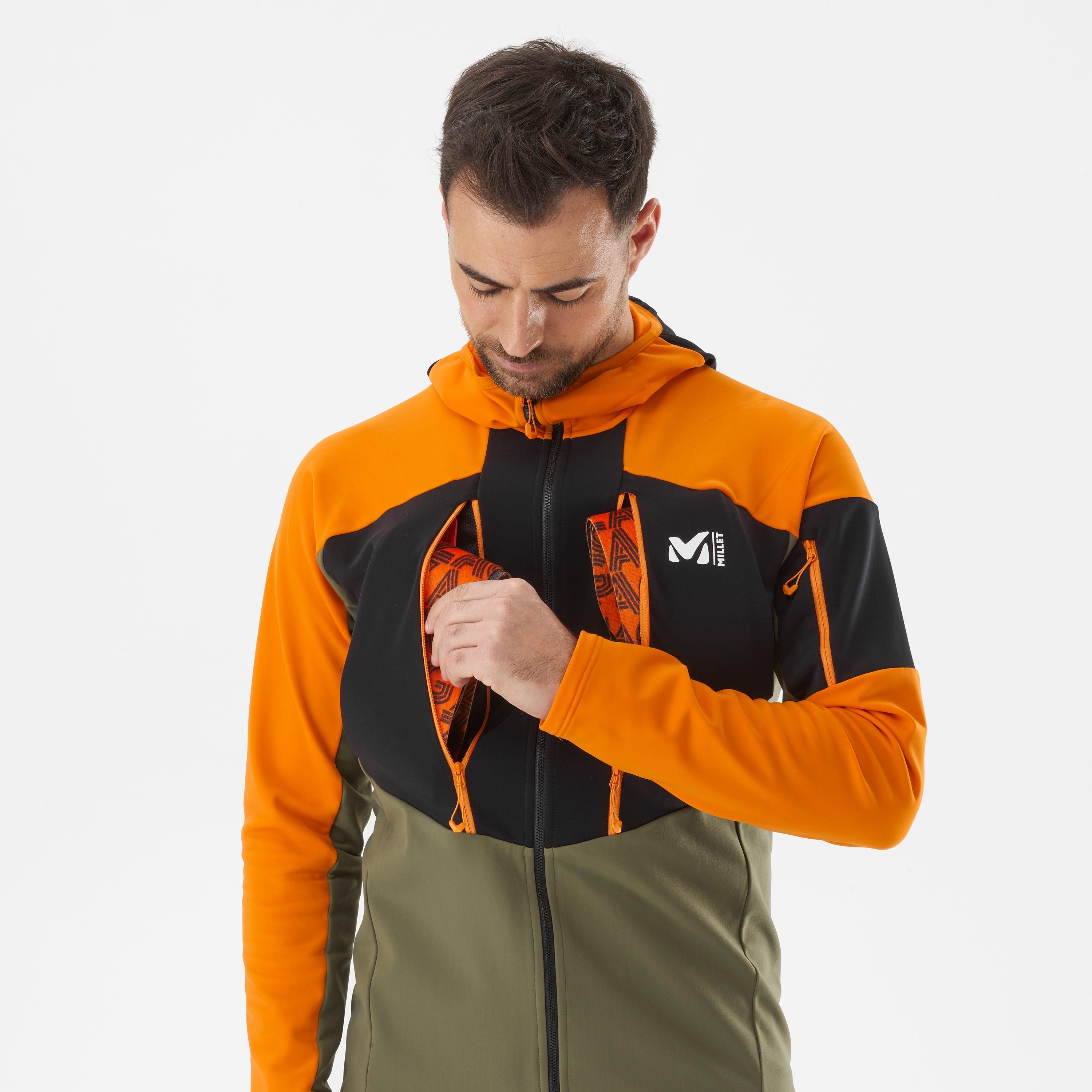 Giacca Millet Pierra Ment Hoodie Softshell 4D stretch aderente DWR 5/5