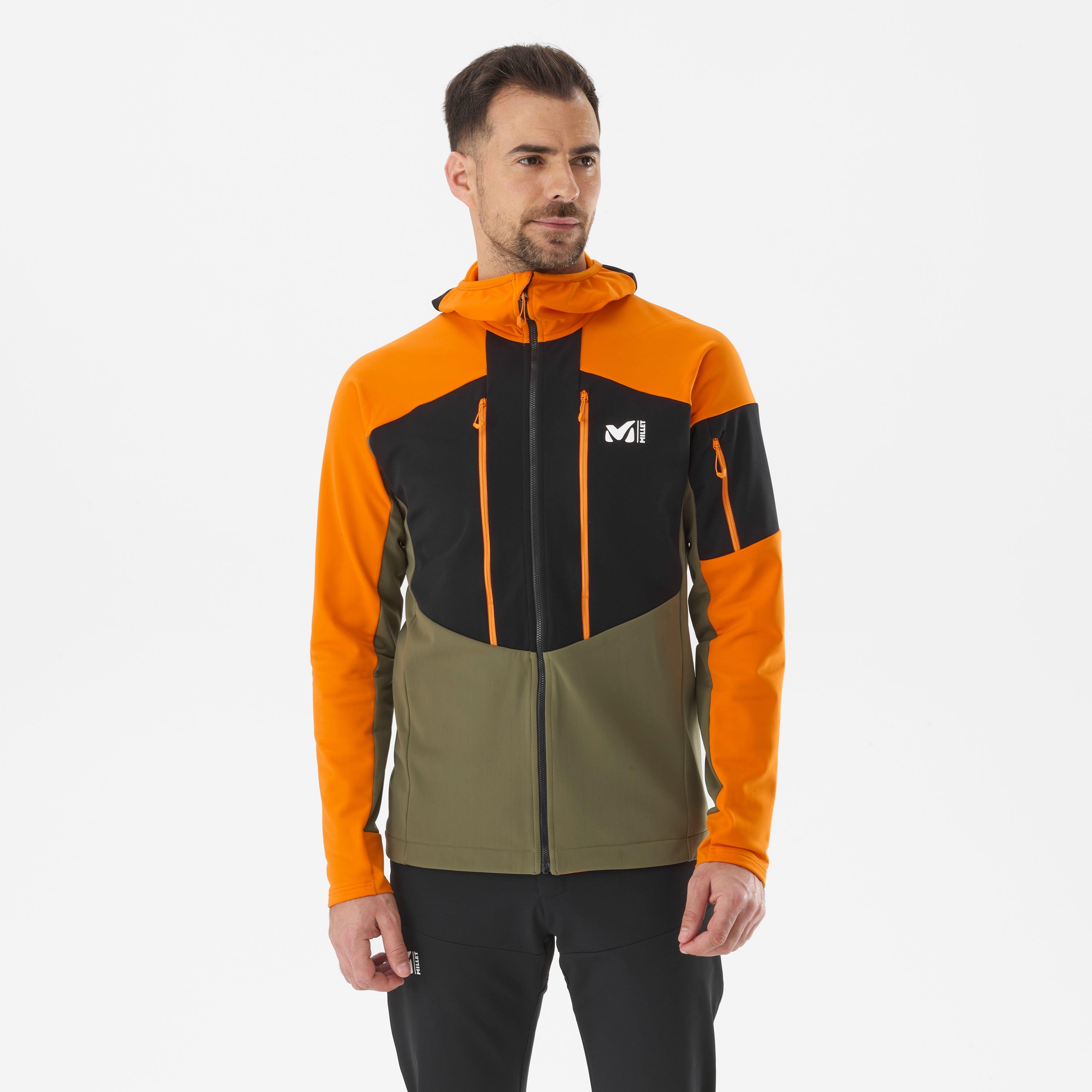 Giacca Millet Pierra Ment Hoodie Softshell 4D stretch aderente DWR 3/5