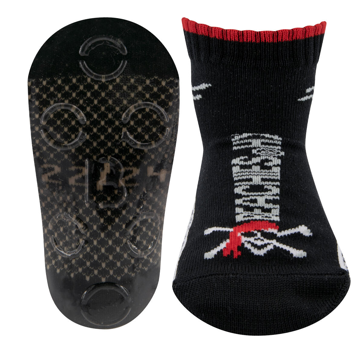 Beachies - Chaussettes D'Eau/chaussettes De Plage - Pirate - Enfants - Chaussettes Piscine - Noir - Decathlon