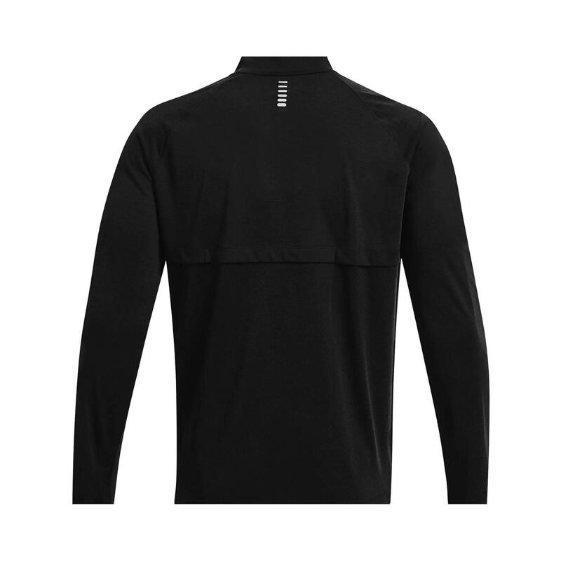 Kurzarm-Sportshirt Ua Streaker Half Zip Herren - Schwarz