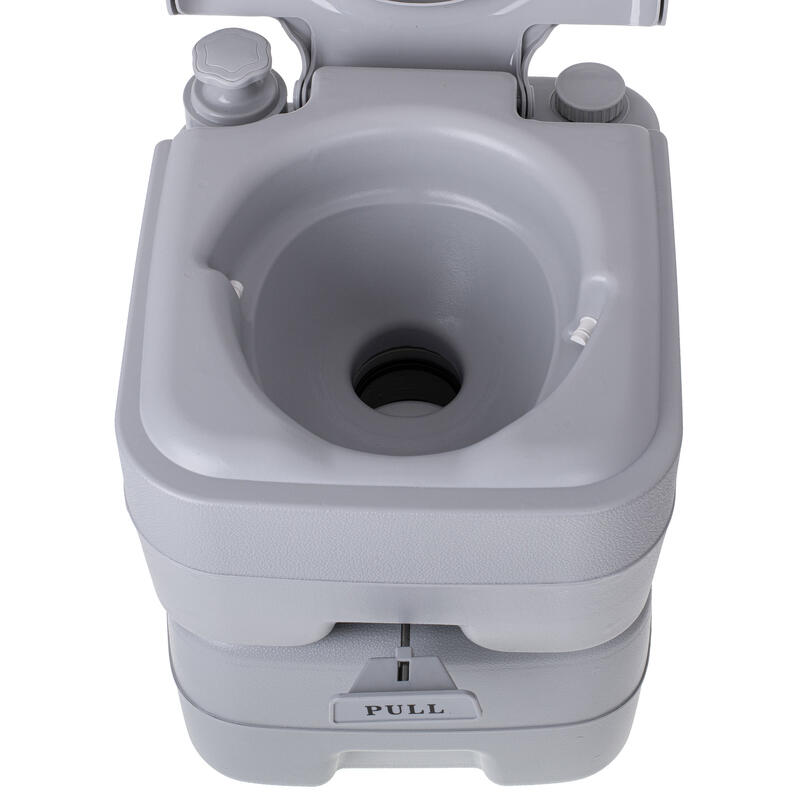Tragbare 20L-Toilette für Wohnmobil-Camping, 13L-Wasserablauf-WC Camry