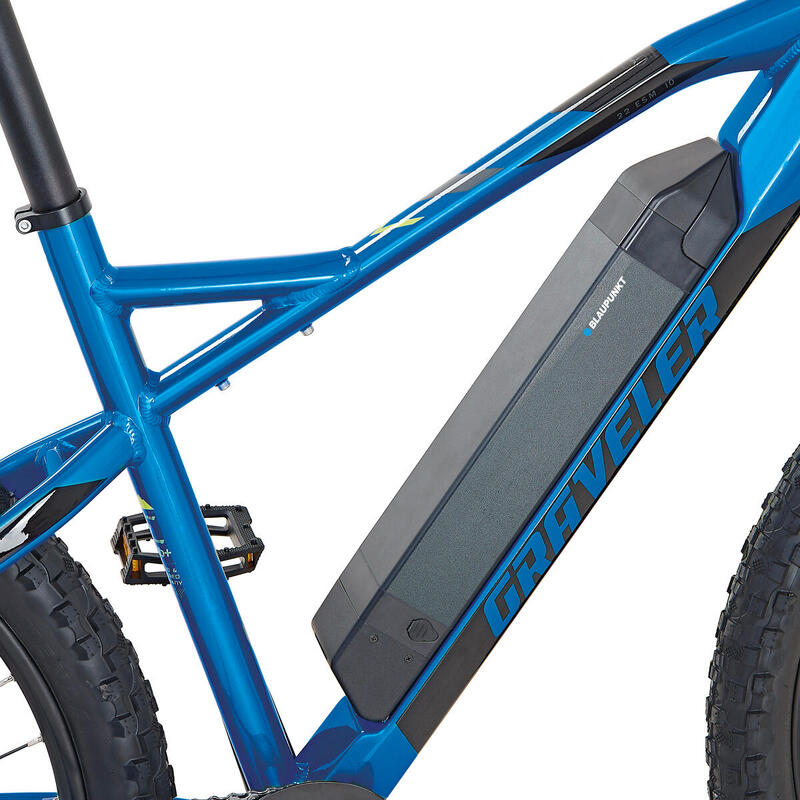 Graveler, E-MTB 27,5", 11.6 Ah, 8 sp, Blaupunkt HR-Motor