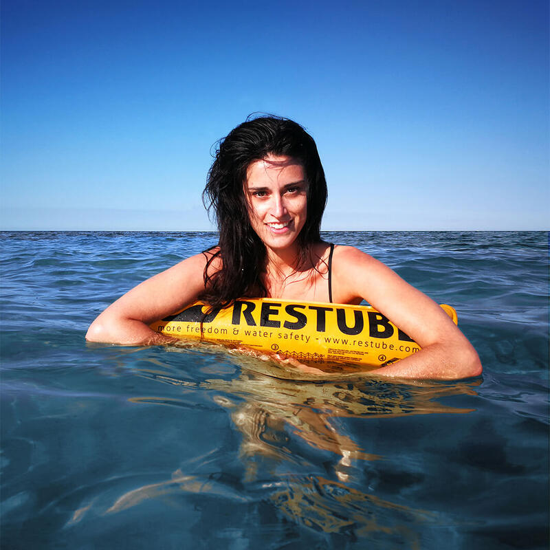 Restube beach | aufblasbare Sicherheitsboje und Schwimmboje für Schwimmen, Baden