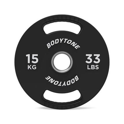 Disque olympique professionnel en caoutchouc avec poignée 2kg - 20kg