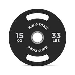 Disque olympique professionnel en caoutchouc avec poignée 2kg - 20kg