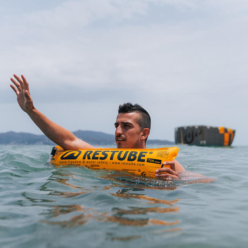 Boa di galleggiamento per kite surf, wind surf e surf | Restube extreme, giallo