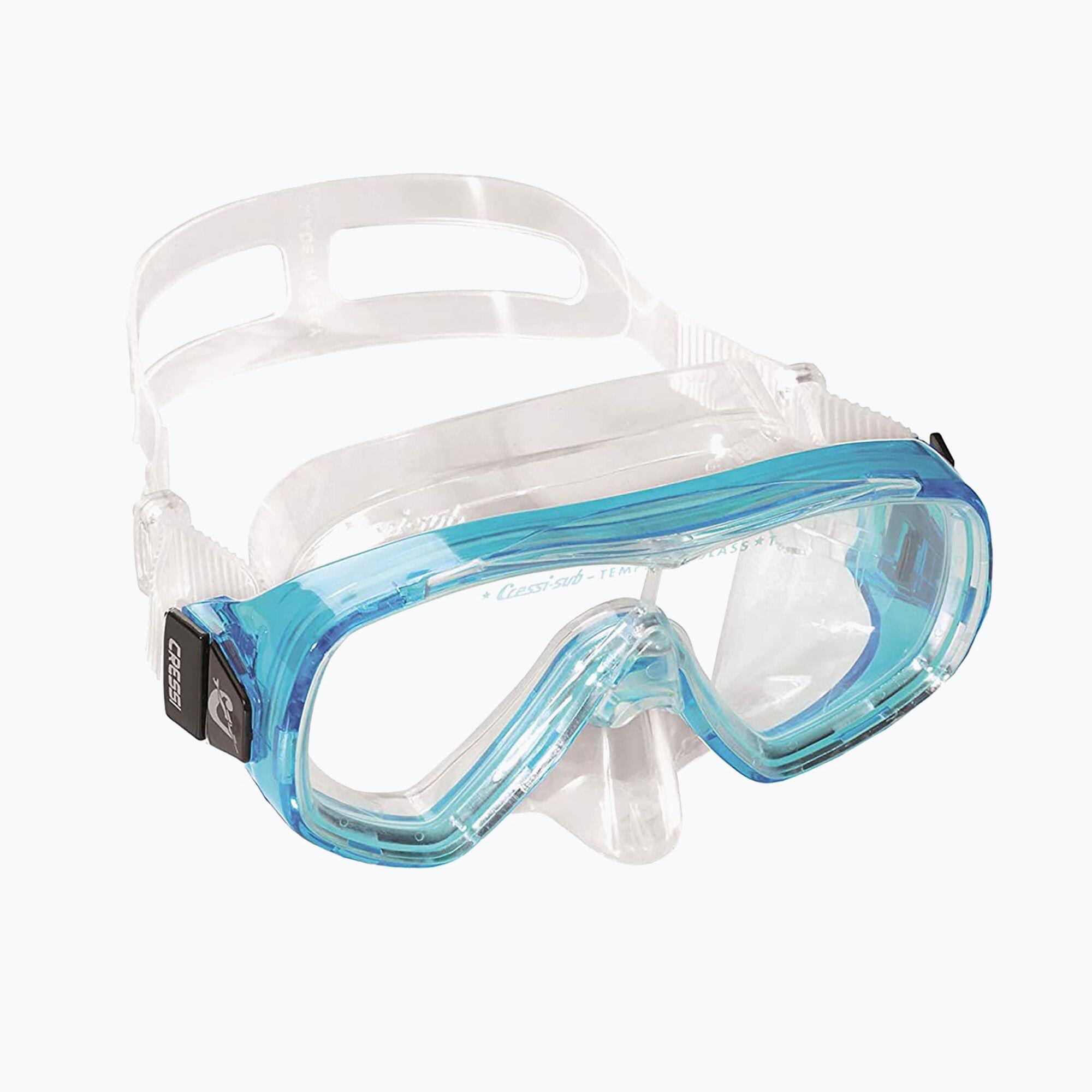 Cressi Ondina VIP Junior + Cressi Top – zestaw maska i fajka do snorkelingu 2/4