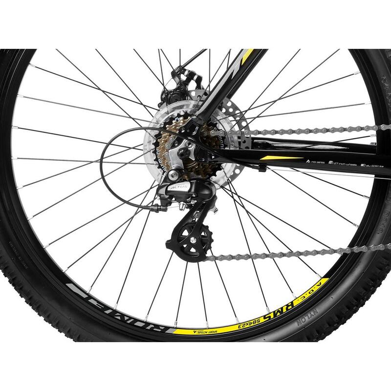 Rower Górski ROMET Rambler R7.1   czarno-szaro-żółty