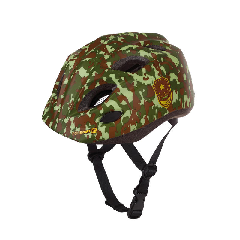 Kinderhelm Army S (52-56 cm) - met led verlichting