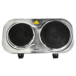 Cuisinière Électrique Portable de Voyage Camping 2 Feux 2500W Camry