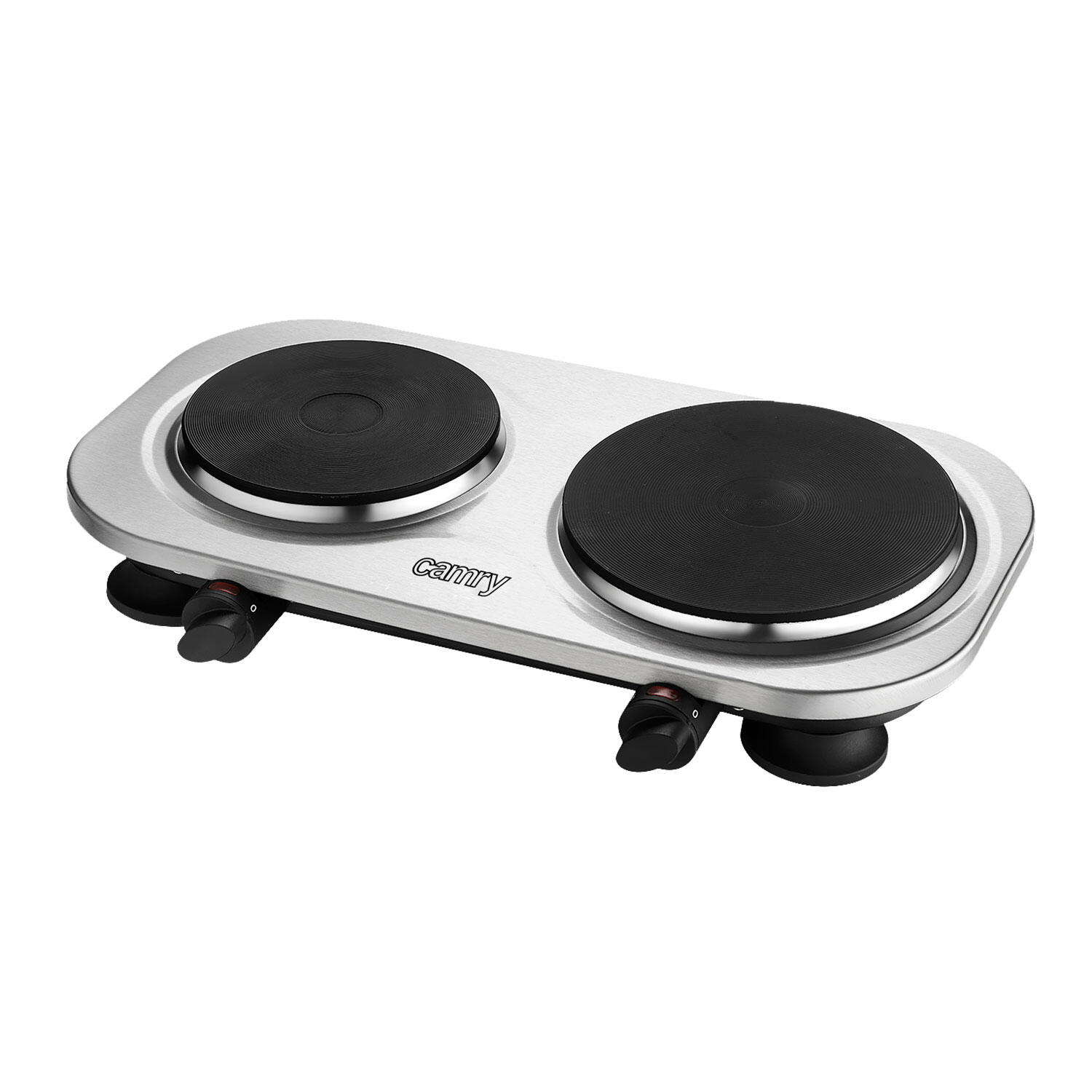 Hornillo Eléctrico Cocina Portátil de Viaje Camping 2 Fuegos 2500W Camry 2/7