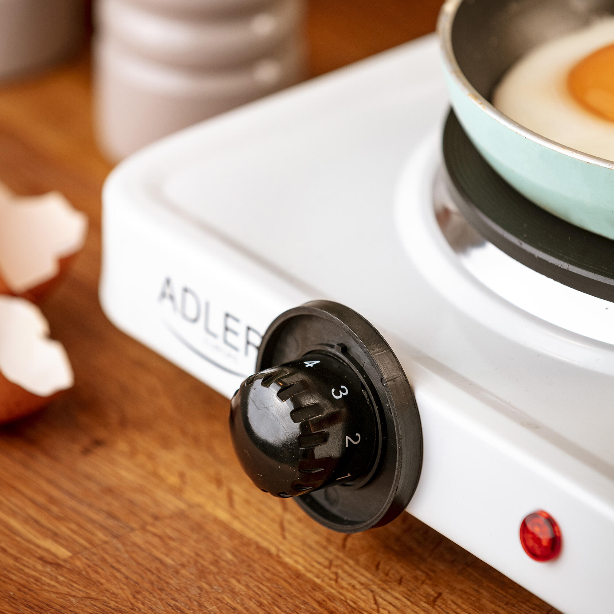 Cuisinière Électrique Portable de Voyage Camping 1 Feu 1500W Adler 5/7
