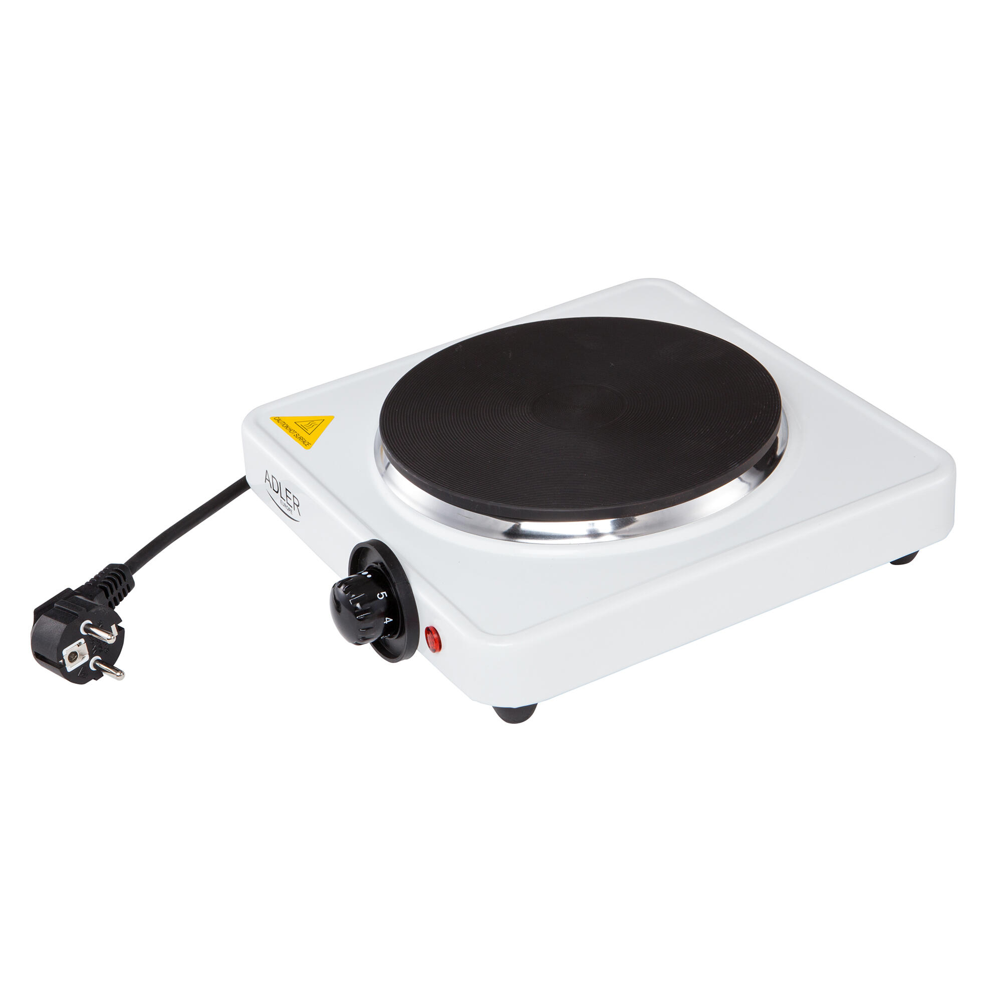 Cuisinière Électrique Portable de Voyage Camping 1 Feu 1500W Adler 3/7