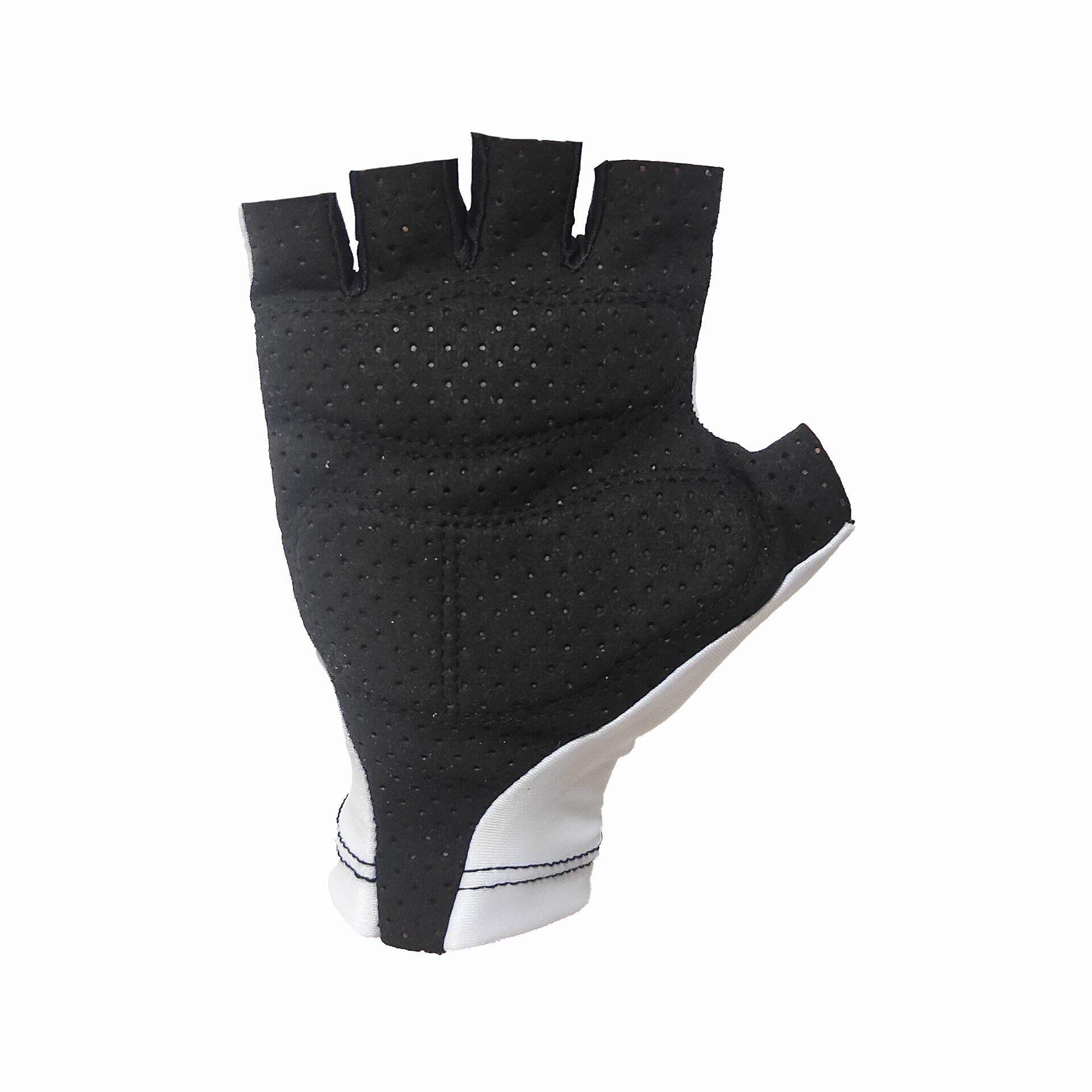 GUANTES CARRETERA CORTOS BLANCO ADULTO 4CIC 2/3