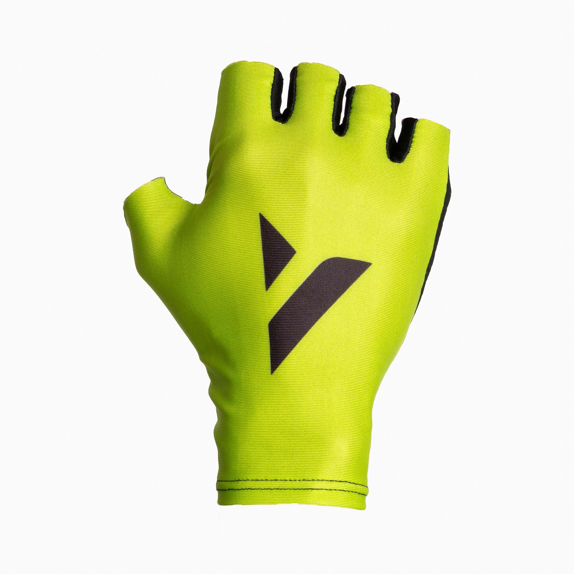 Luvas de estrada flour verde curtas adulto 4cic