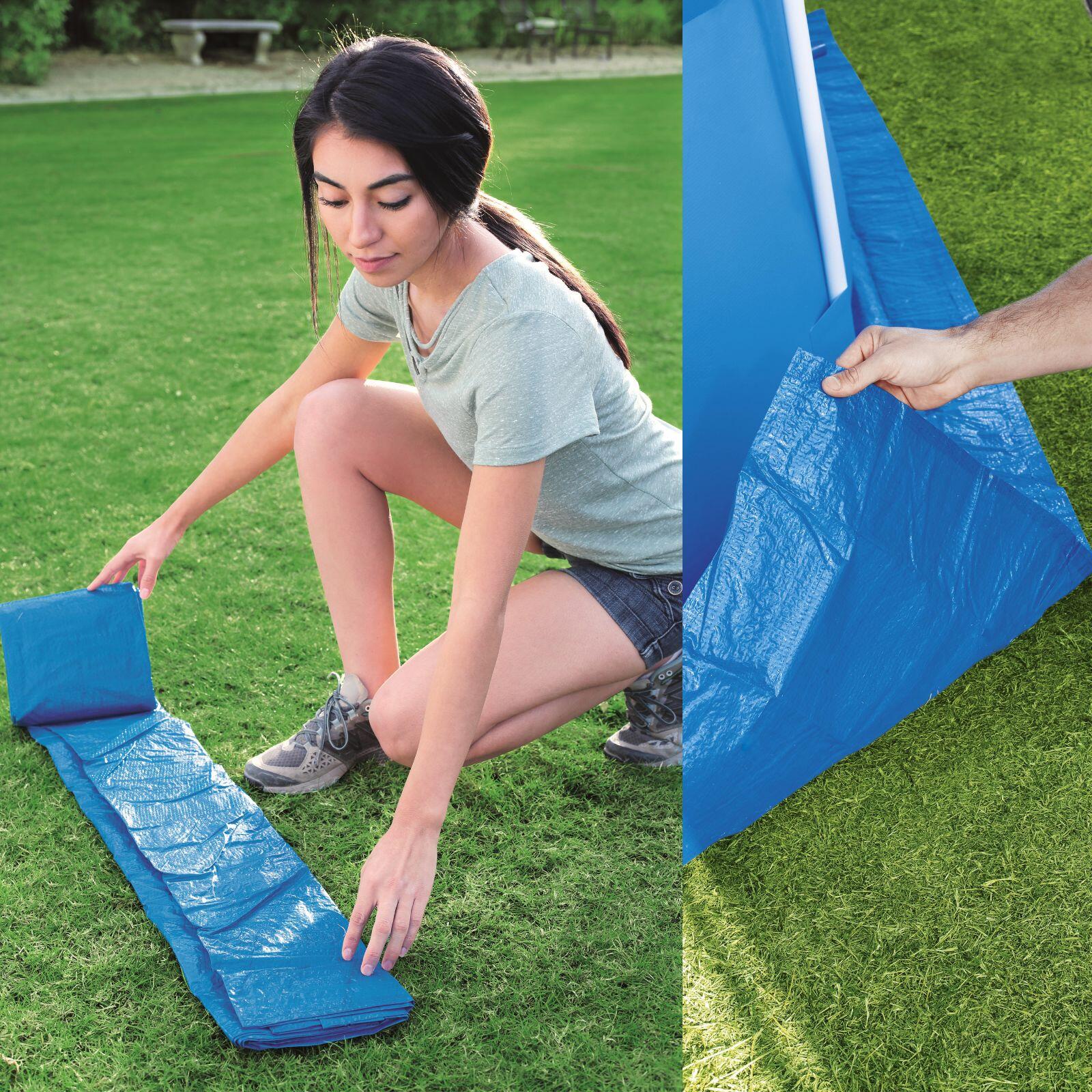 Tap do solo para piscinas removíveis e Bestway retangular 338x239 cm 2/5