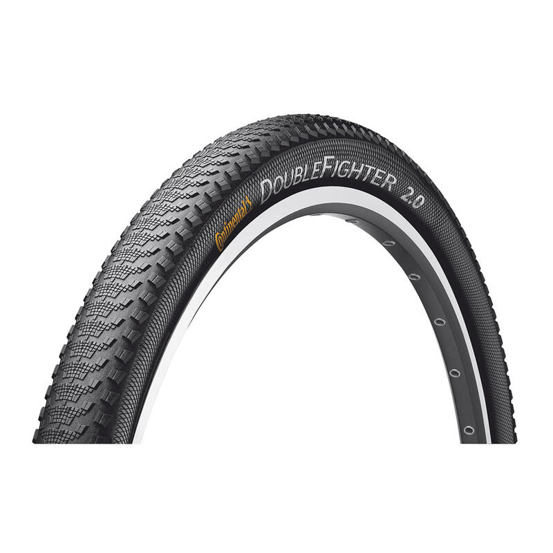 Pneu vtt 26 x 1.90 Continental double fighter noir tr (50-559)