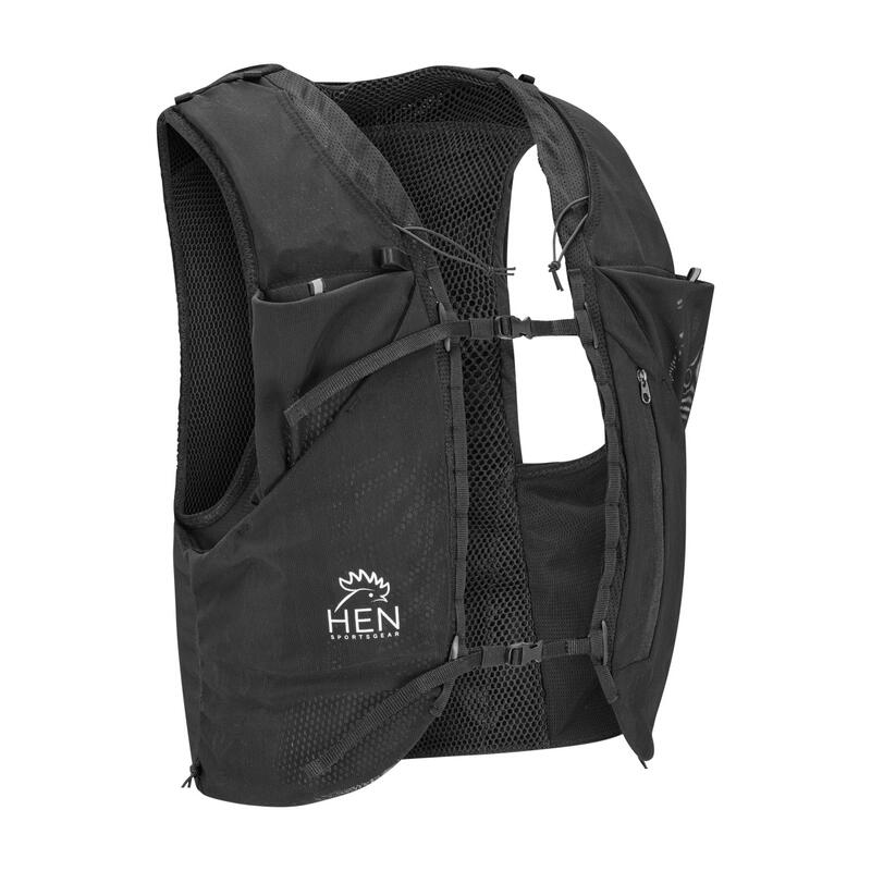 Sac à dos trail - Gilet trail - Gilet marathon - Taille L - Noir