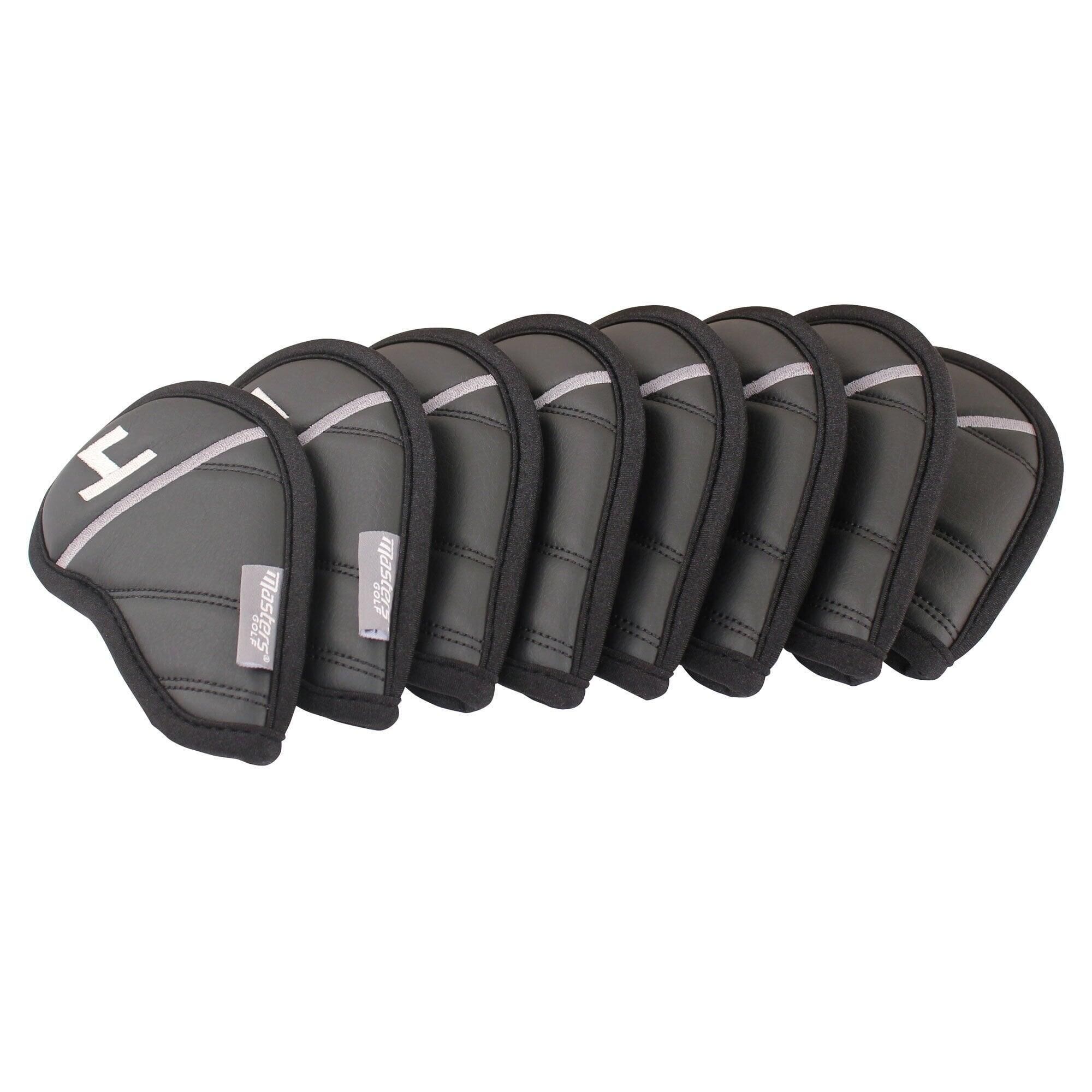 MASTERS GOLF Headkase II Iron Covers 4-SW Black