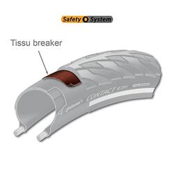 Pneu vtc urbain 700 x 28 Continental contact speed noir tr (28-622)