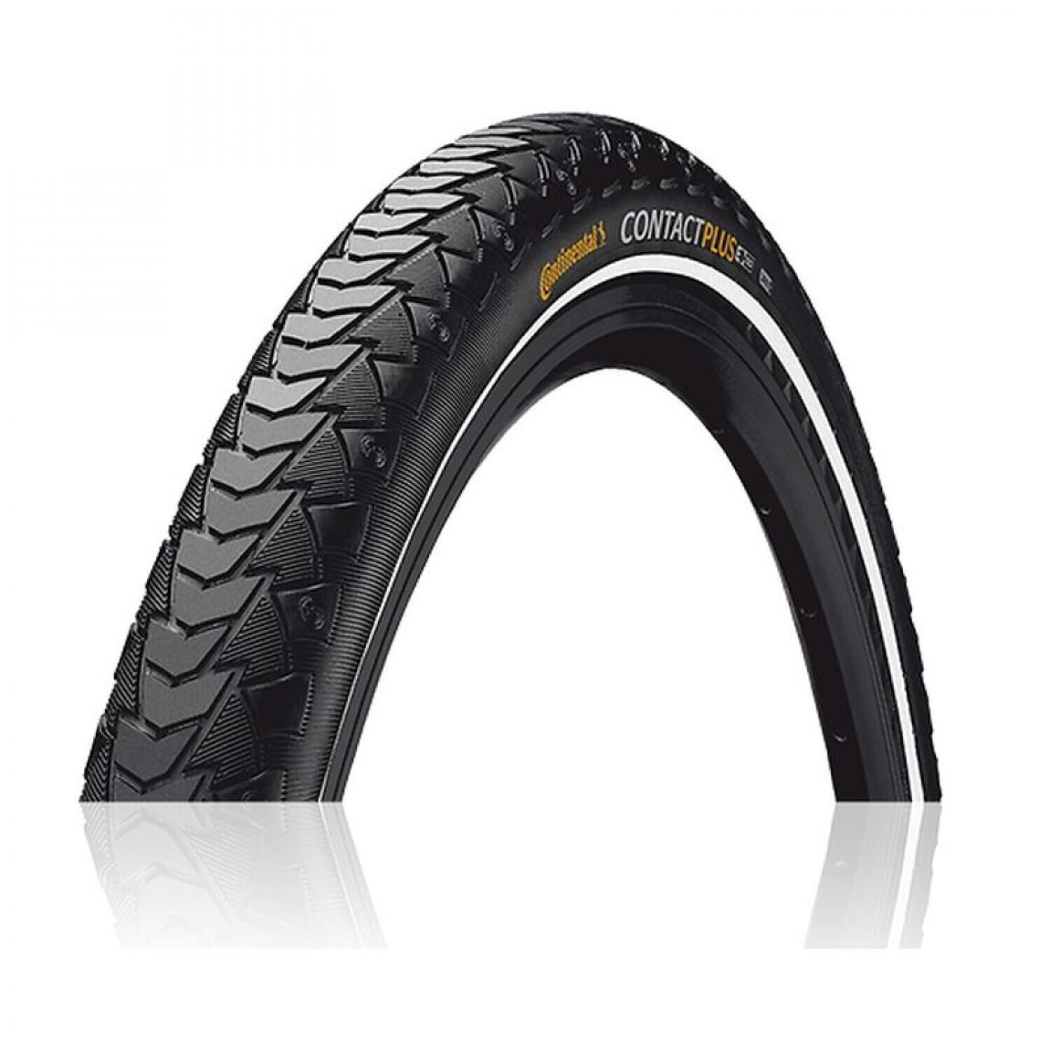 CONTINENTAL CONTACT Plus Reflex Tyre-Wire Bead Urban Black/Black Reflex 26 X 1.75