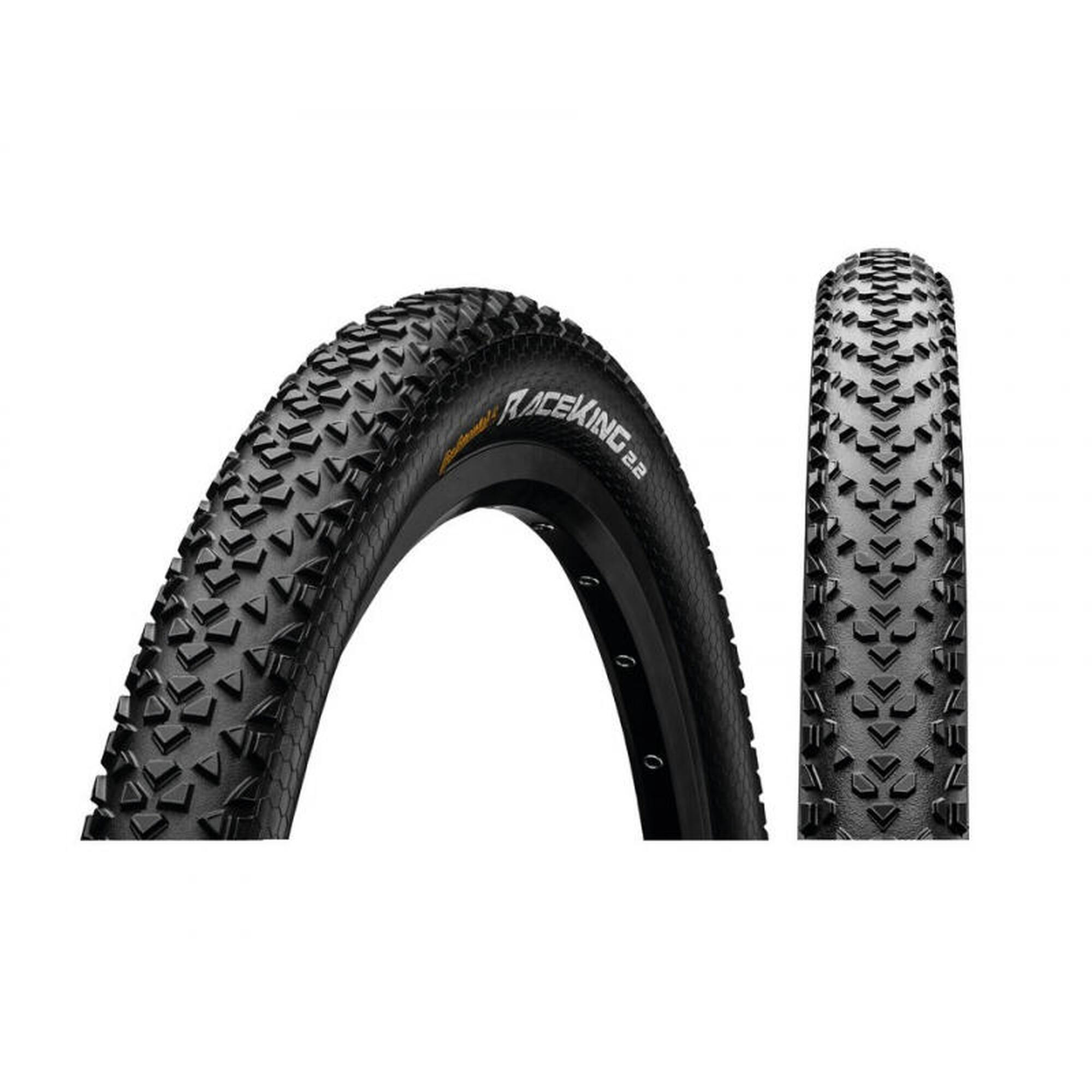 CONTINENTAL Race King ShieldWall Tyre-Foldable PureGrip Compound MTB Black/Black 29 X 2.00