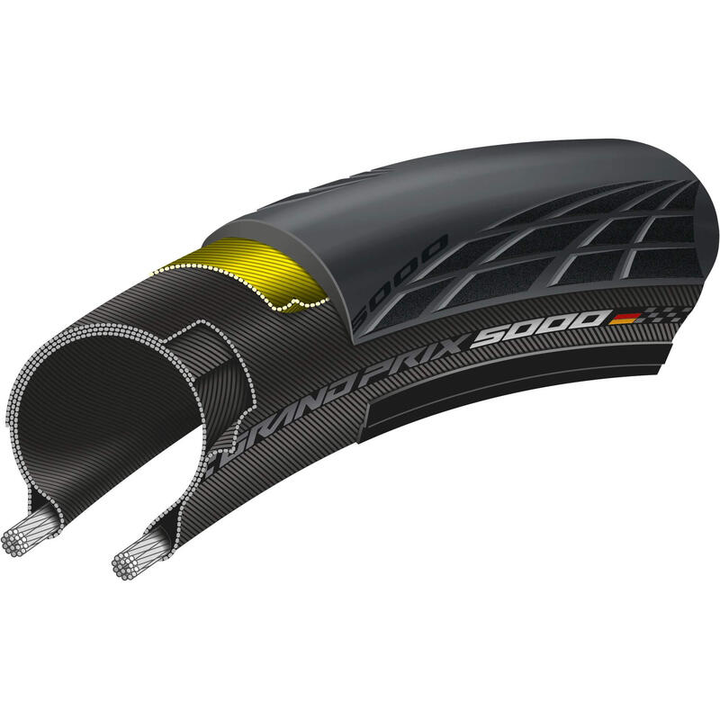 Continental pneu ext GP 5000 S TR 700 x 30C noir pliable