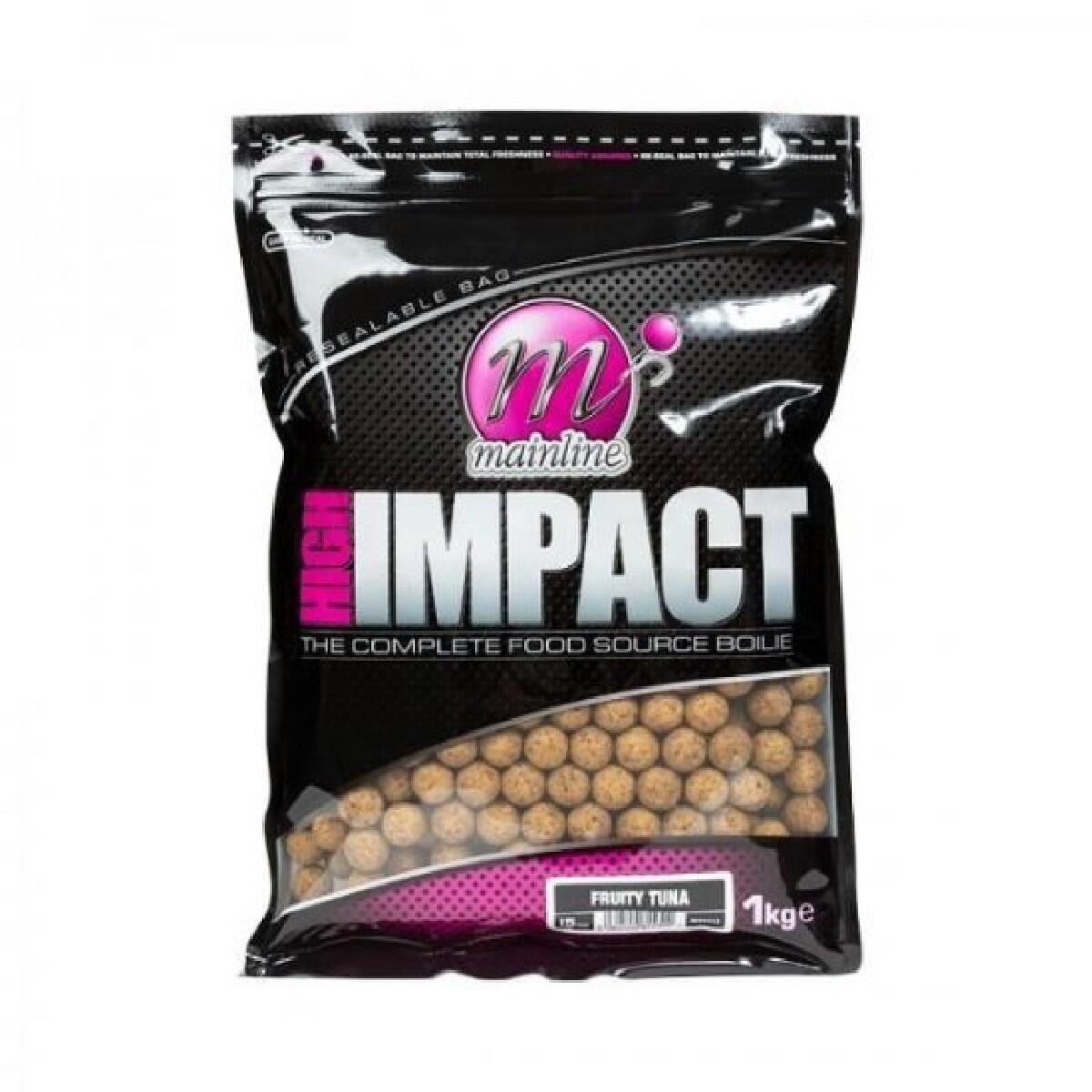 MAINLINE Mainline Boilie High Impact Boilies 15mm Fruity Tuna - Karper Boilies