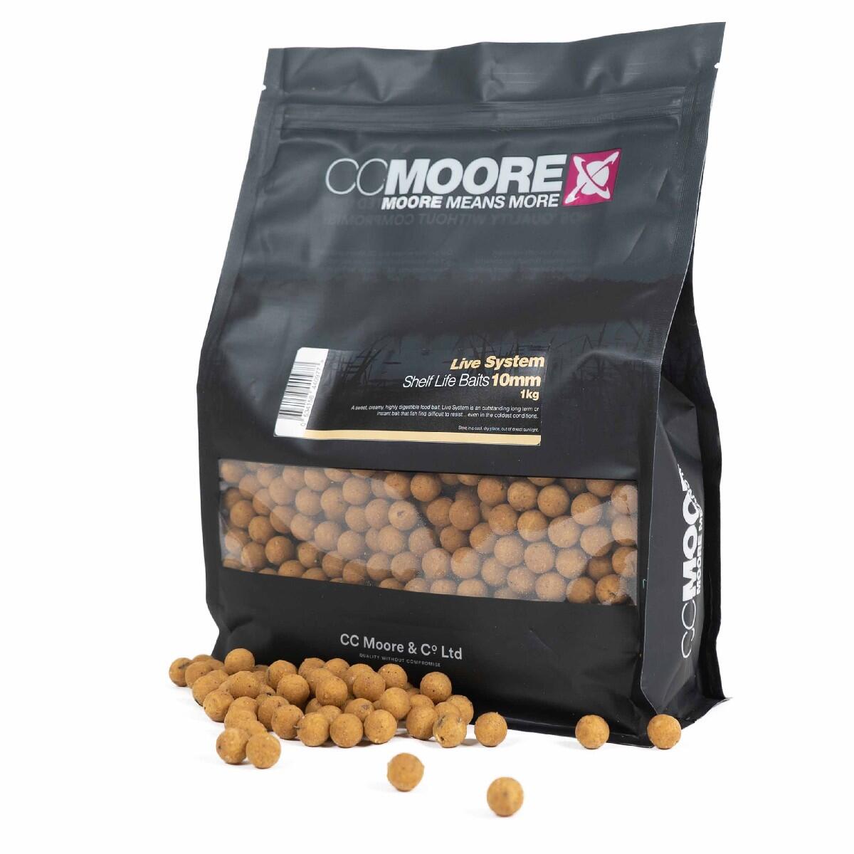 CC MOORE CC Moore Live System Shelf Life 10mm 1Kg - Karper Boilies
