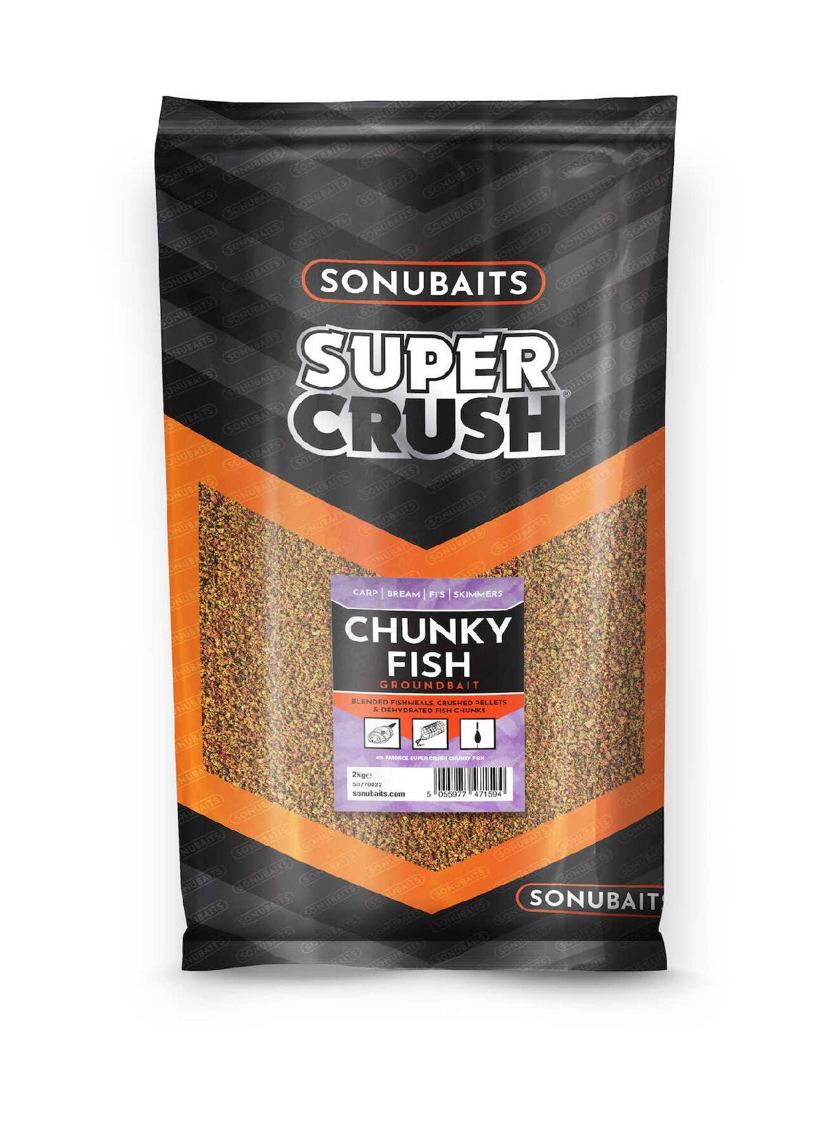 SONUBAITS Sonu Groundbait Mix Chunky Fish - Witvis Lokvoer Kant en Klaar