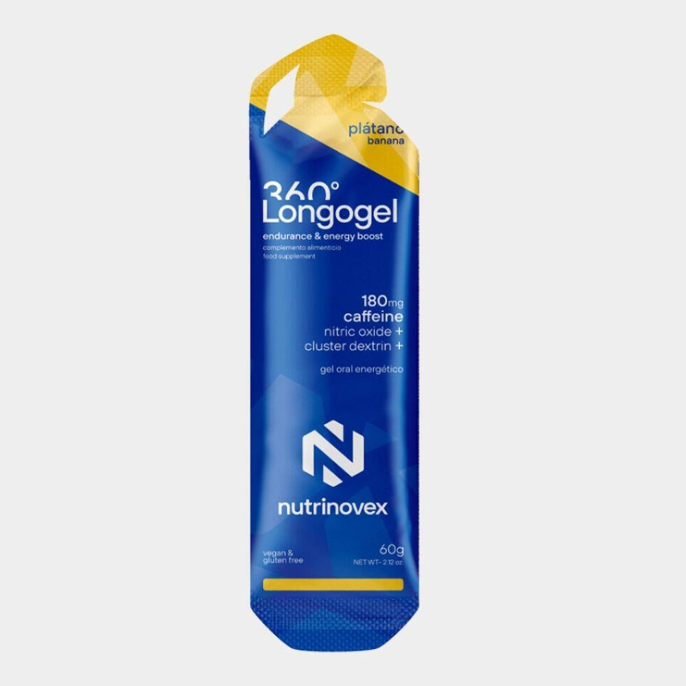 NUTRINOVEX Banana em Gel Energético Longogel Caffeine Boost Nutrinovex